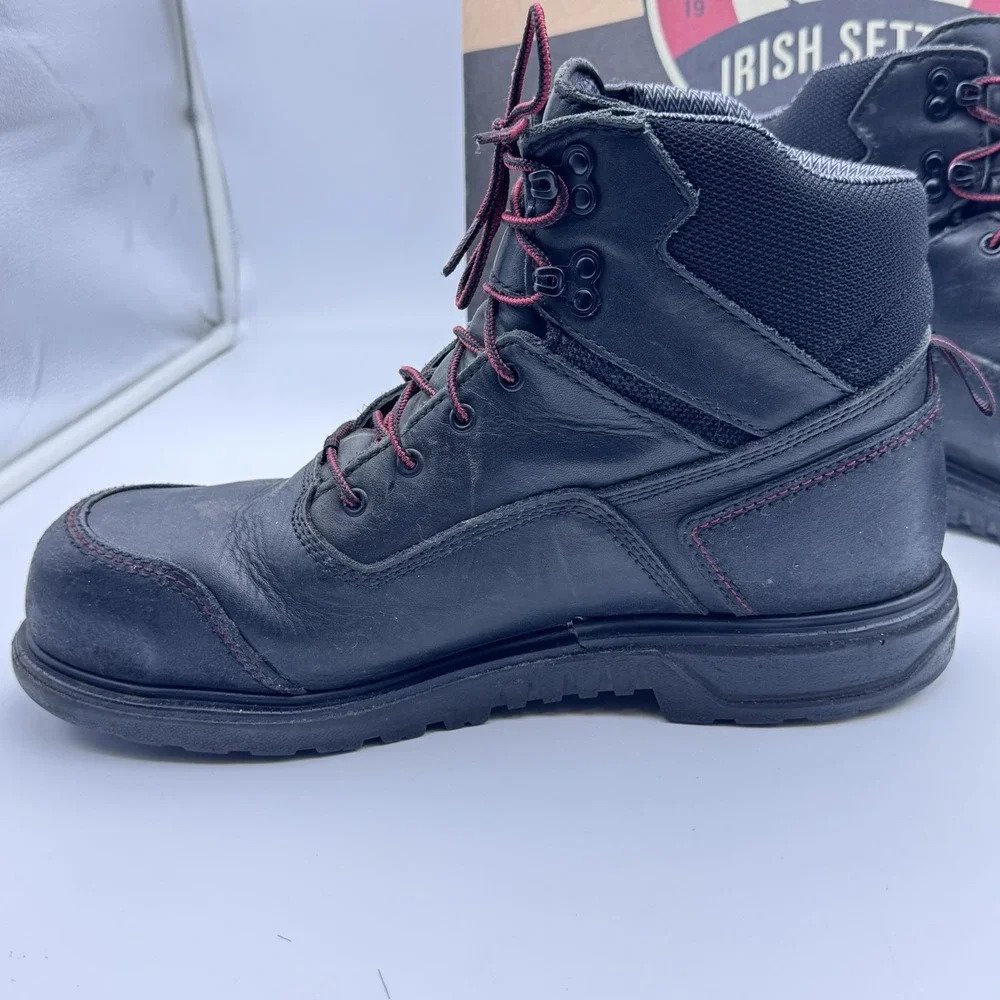 Red Wing 2400 EH Safety Toe Waterproof Work Boots Mens 10.5D Black ASTM F2413-11